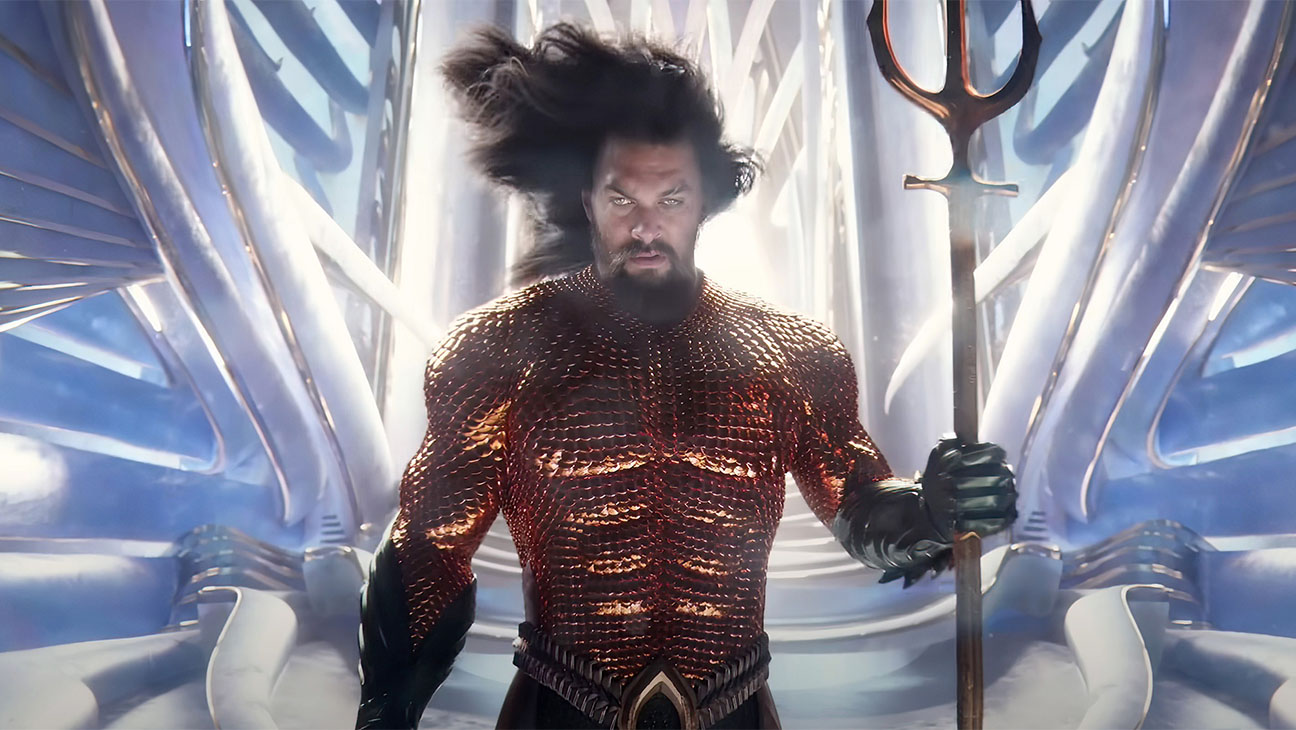 Jason Momoa as Aquaman in 'Aquaman and the Lost Kingdom,' 2023.